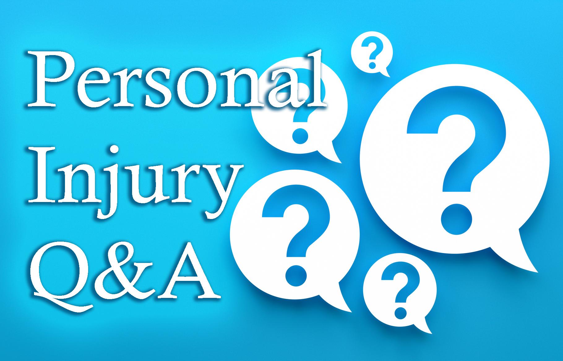 Personal Injury Claim FAQ